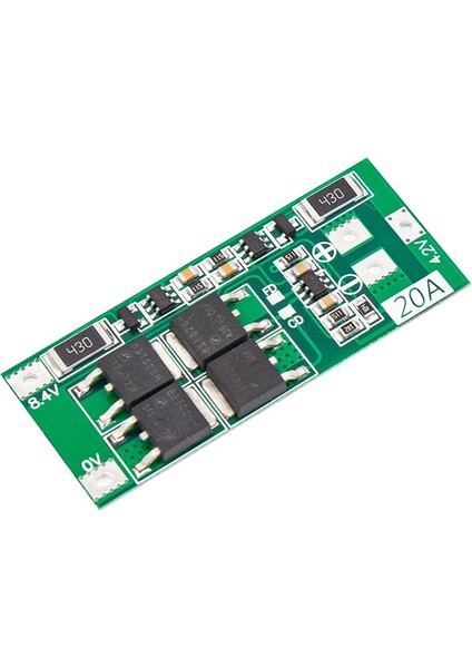 2s 8,4V 20A Şarj ve Deşarj Koruma Kartı (8.4V Matkaplar İçin Kullanılır)