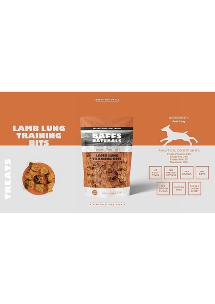 ‎Baffs Naturals Baffs Naturals Kuzu Mini Ciğer Eğitim Ödülü Doğal Köpek Ödül Maması 100 gr (100 gr x 1 adet) indirimleri