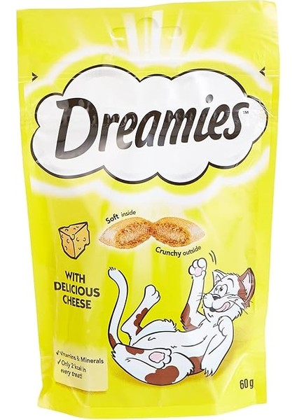 ‎Dreamies Dreamies Kuru Kedi Ödül Maması, Peynirli (6 x 60gr)