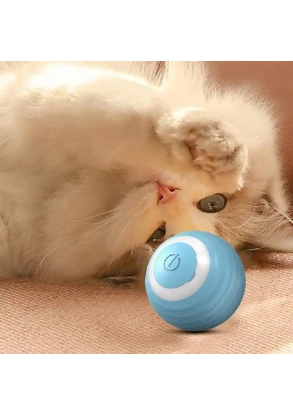 Tineke Şarjlı Dönen Kedi Oyun Topu, 360 Derece, Etkileşimli, Eğitim Topu