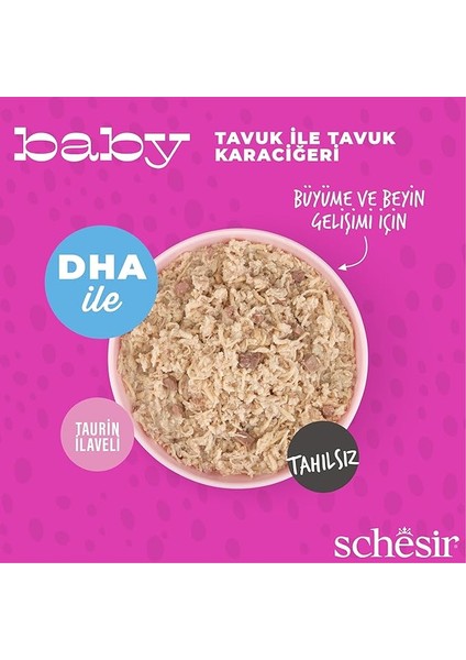 Schesir Baby Tavuk ile Tavuk Ciğeri Mus Konserve 70G fırsatları