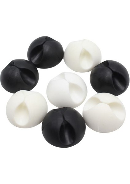 Siyah Beyaz Kablo Sabitleme Klipsi 10 Lu fırsatları