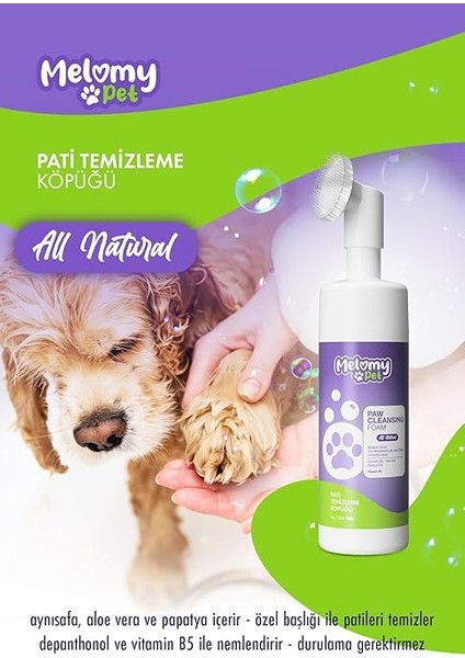 Melomy Kedi & Köpek Pati Temizleme Köpüğü - 150ml modelleri