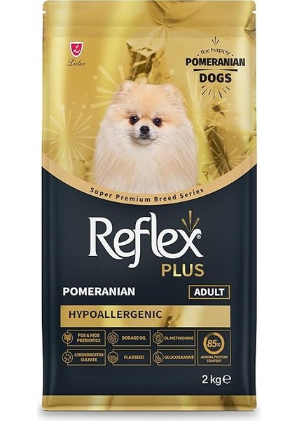 Reflex Plus Pomeranian Yetişkin Köpek Mamasi 2 kg