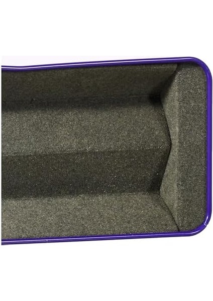 Safari Violet Metal Kutu, Kalem Kutusu, 2-3 Kalem Için, Mor