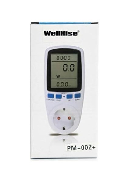 PM002+ Wattmetre Enerji Ölçer 16A 3680W
