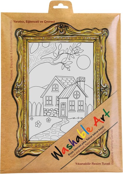 Çocuk Funny Mat -Washable Art - Tatli Evim