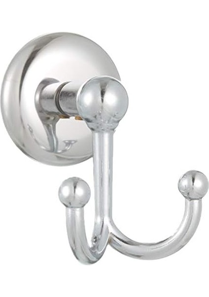 Banyo Krom Eko Lüx Çiftli Bornoz Askılığı