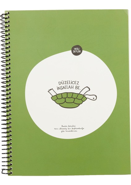 Şeyler 80 Yaprak Kareli Hafif Kağıt Stickerli Defter, Düzelicez, 18.5X25CM