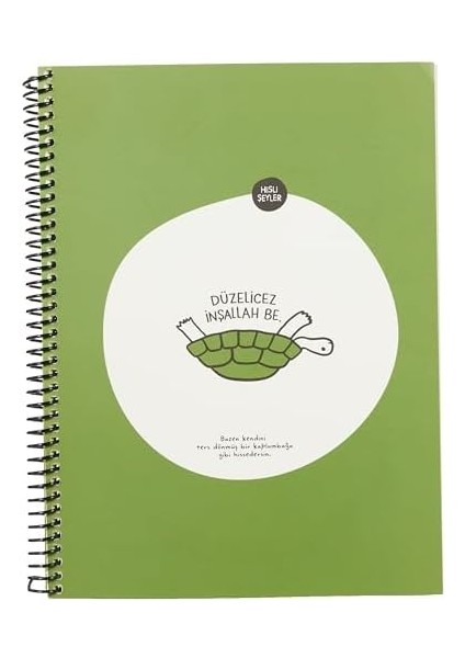 Şeyler 80 Yaprak Kareli Hafif Kağıt Stickerli Defter, Düzelicez, 18.5X25CM