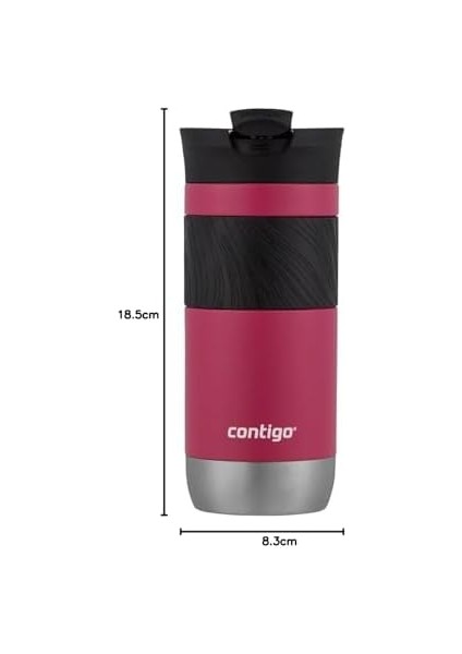 Byron 2.0 Thermobecher | Edelstahl Isolierbecher Mit Snapseal Verschluss | Kaffeebecher To Go | Dicht | Splmaschinenfester Deckel | Bpa Frei | Hlt Bis Zu 6 Stunden Warm | 470ML