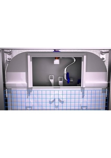 Yapı Gömme Rezervuar Dirsekli Şamandıra Bağlantı Fleksi 3/8-1/2 30CM…
