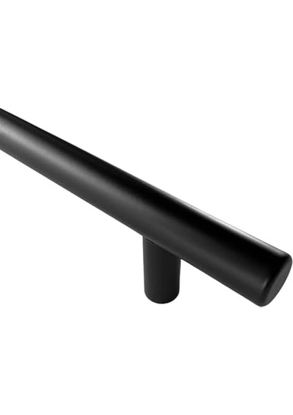 Mutfak ve Banyo Dolabı Kapakları ve Çekmeceler İçin Metal Kulp Paslanmaz Mobilya Dolap Kulbu 128 mm Mat Siyah 2 Adet