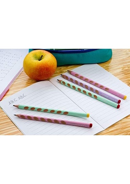Easygraph - Ergonomik Kurşun Kalem - Sol El - Pastel Pembe