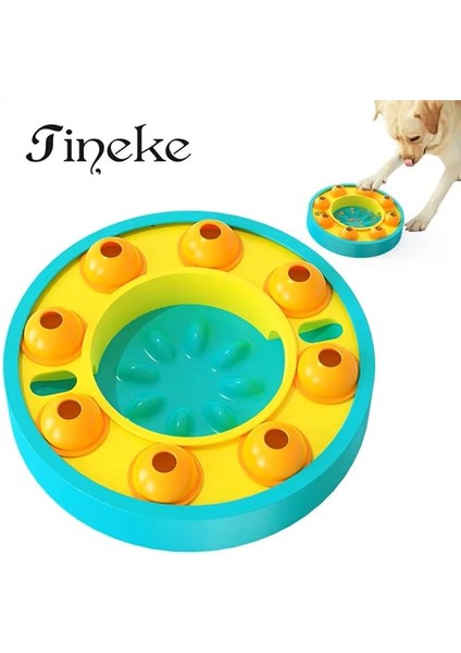 Tineke Köpek ve Kedi Için Zeka Geliştirici Yavaş Besleme Oyuncağı – Eğlenceli ve Sağlıklı Beslenme Turkuaz fiyatları