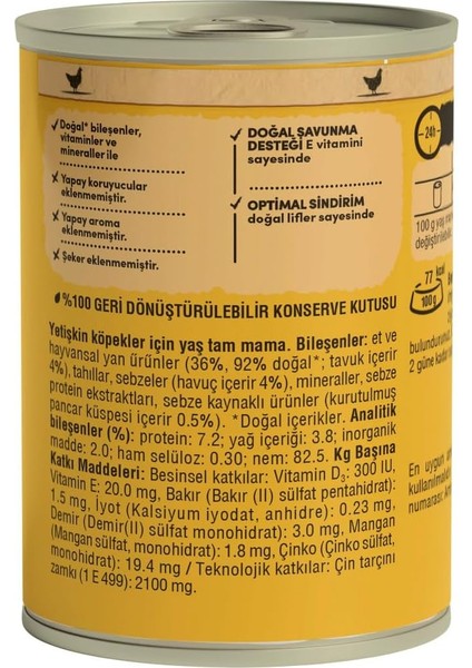 Tavuklu 400 gr X24, Köpek Yaş Mama fiyatları