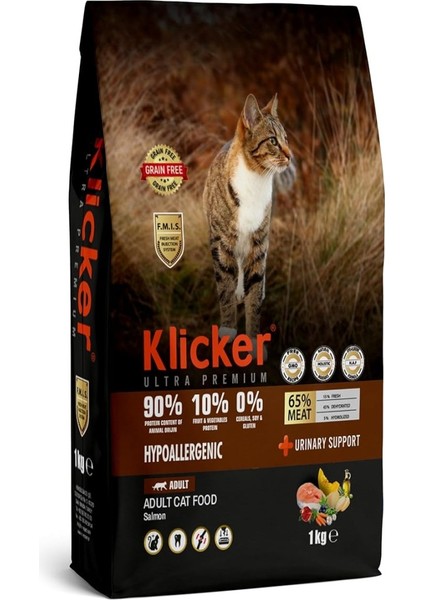 Tahılsız Yetişkin Kedi Maması Somonlu 1kg
