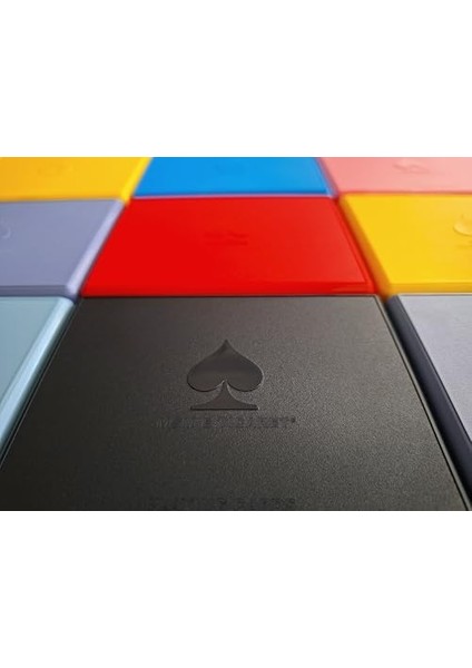 Angora Kem Kutulu Plastik Iskambil Oyun Kartı Çift Deste - Plastic Playing Cards Double Deck (Siyah) modelleri