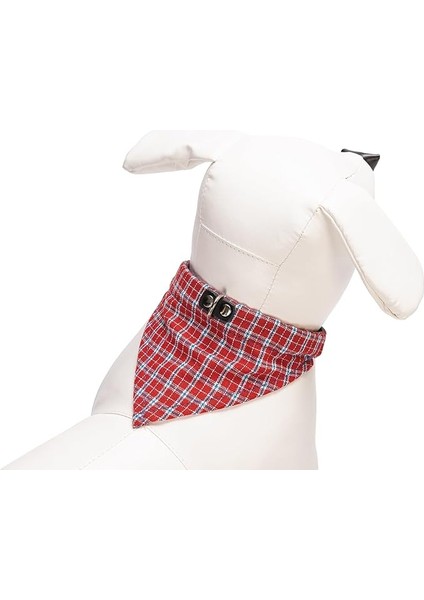 Karlie Deri Bandanalı Köpek Boyun Tasması, 57 Cm, Kırmızı fırsatları