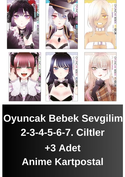 Oyuncak Bebek Sevgilim 2-3-4-5-6-7. Ciltler (6 Kitap) | Anime Kartpostallar