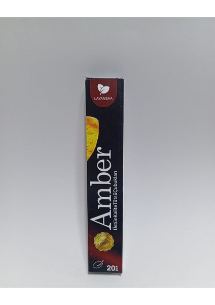 Çubuk Tütsü Amber 20 Adet(1 Paket) Layansaa