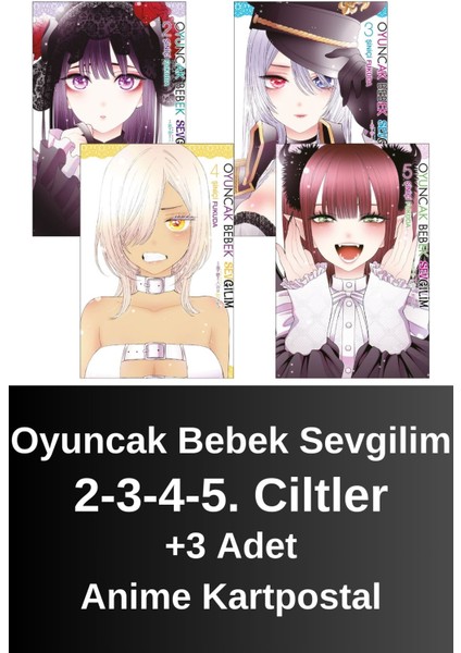 Oyuncak Bebek Sevgilim 2-3-4-5. Ciltler (4 Kitap) | Anime Kartpostallar