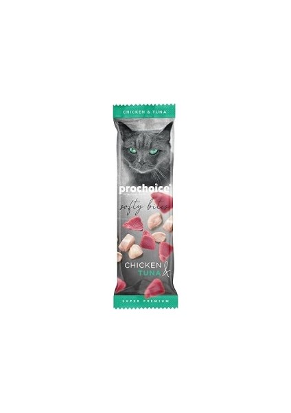 Prochoice Softy Bites Chicken ve Tuna Kediler İçin Yumuşak Atıştırmalık 10 gr x 24 adet