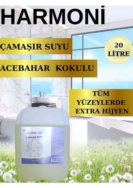 Çamaşır Suyu acebahar kokulu 20 lt