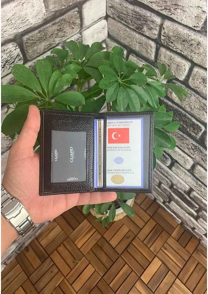 Hakiki Deri Kahverengi Ruhsatlık (T238) fiyatları