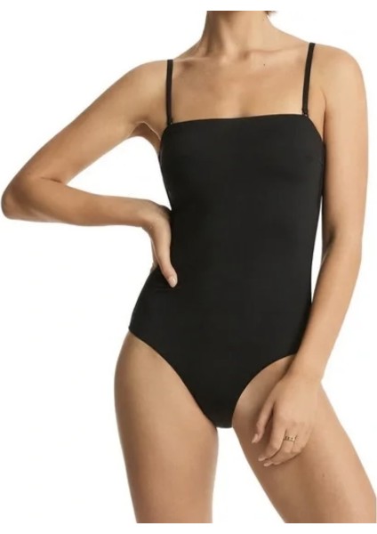 Siyah Straplez Toparlayıcı Mayo Ip Askılı modelleri