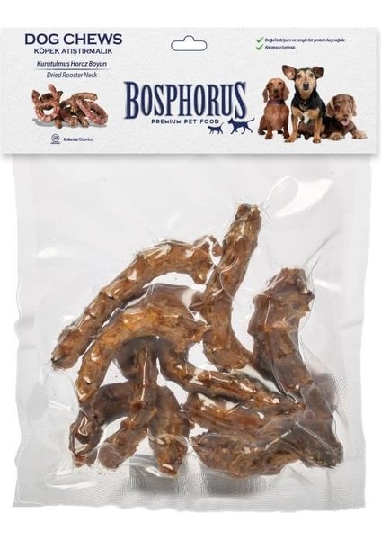 Köpek Çiğneme Ödülü, Kurutulmuş Horoz Boyun, 100 gram