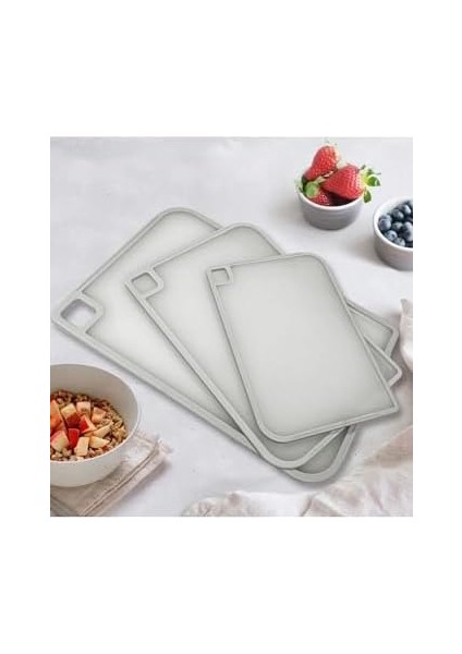 Fika Kesme Tahtası Küçük 203 * 292 * 8 mm Gri