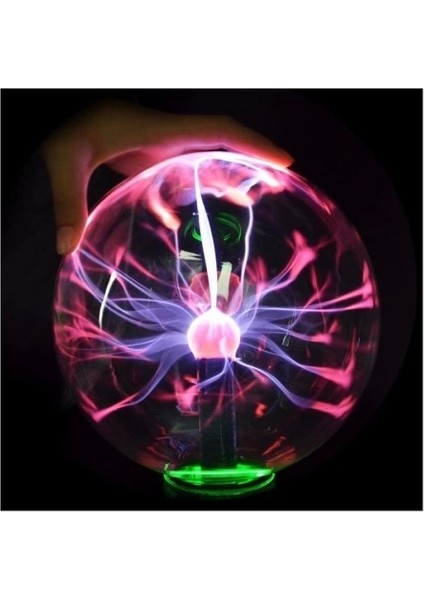 Büyük Boy Plazma Küresi - Tesla Plazma Lambası (25 x 14.5) cm
