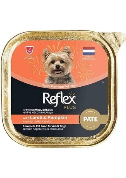 Reflex Plus Pate With Lamb&pumpkin Mini&small Breed Adult Dogr Food 85 gr fiyatları