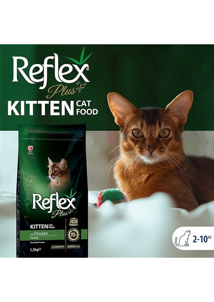 Reflex Plus Tavuk Etli Yavru Kedi Maması 1.5 kg fırsatları