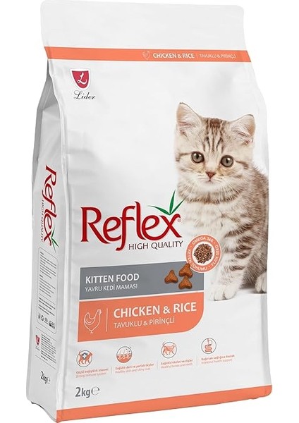 Reflex Kitten Tavuk Etli Yavru Kedi Maması 2 kg
