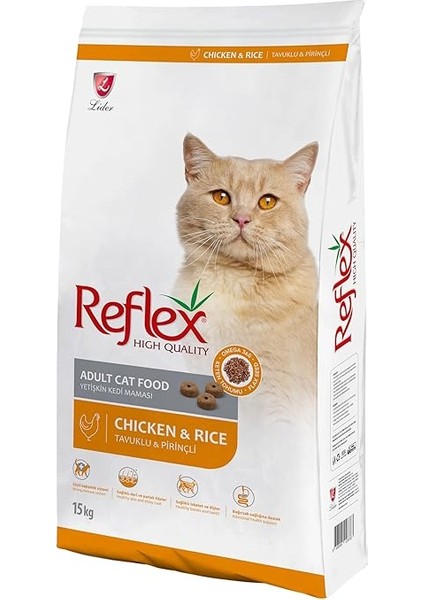 Reflex Tavuklu ve Pirinçli Yetişkin Kedi Maması 15 kg fiyatları