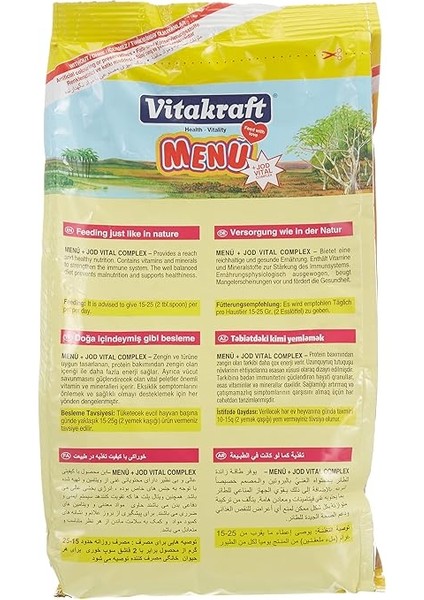 Menü Paraket Yemi 1000 G