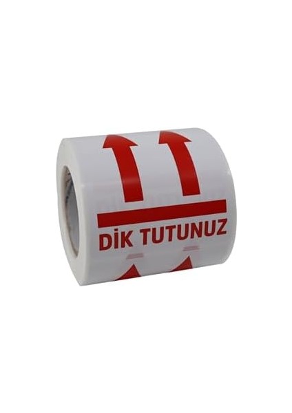 Etiketler , Hazır Al Hızlı Al Dik Tutunuz Etiketi 70MM x 80MM Ruloda 250 Adet Kuşe Rulo Etiket