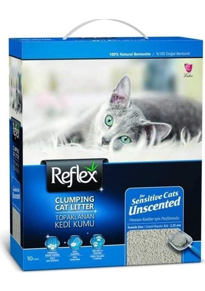 Reflex Sensitive Parfümsüz Hassas Kedi Kumu 10 Lt