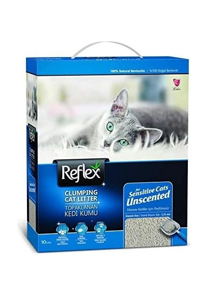 Reflex Sensitive Parfümsüz Hassas Kedi Kumu 10 Lt