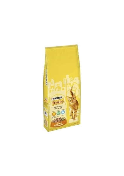 Yetişkin Kediler Için Kümes Hayvanlı Kuru Mama 15 kg
