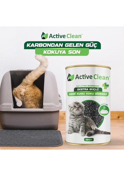 Active Clean Plus Kedi Kumu Koku Giderici 420 Gram
