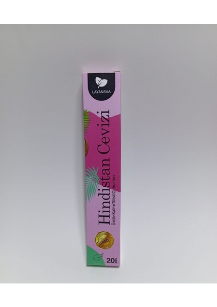 Çubuk Tütsü Coconut (Hindistan Cevizi) 20 Adet (1 Paket) Layansaa