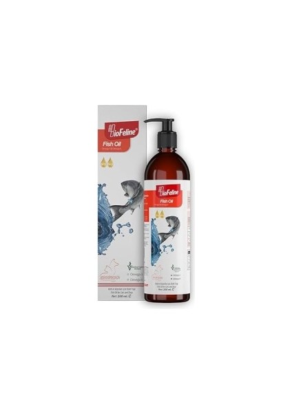 Fish Oil ve Omega 3 ve 6 Içerikli Balık Yağı ve Kedi ve Köpekler Için Tüy ve Genel Sağlık Destekleyici