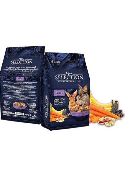 Selection Kuru Sebze ve Meyveli Takviyeli Tavşan Yemi 750GR