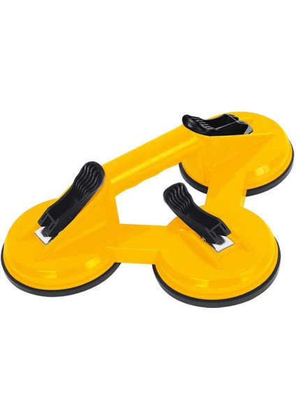 SGS946 - 120 kg Üçlü Plastik Gövde Cam Seramik Fayans Ahşap Tutma Taşıma Vantuzu 12CM + 12CM + 12CM