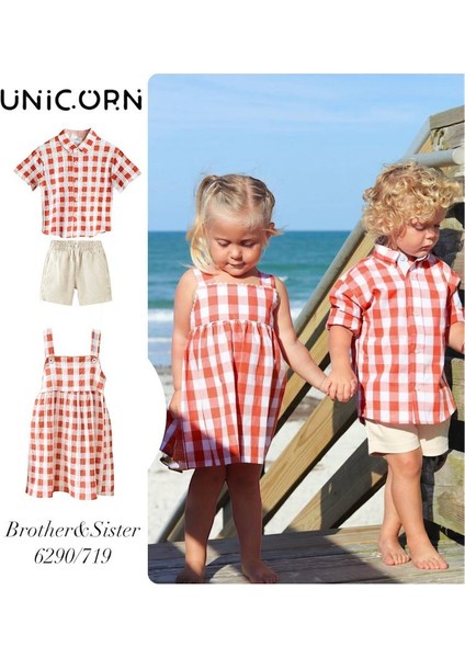 Erkek Çocuk Müslin Pötikare Gömlek ve Şort Alt Üst Takım (2-8 Yaş) modelleri