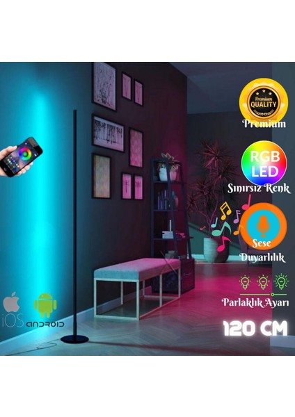 Mobıl Stıck Telefon Kontrol Oda Aydınlatma Sistemi Full Rgb Full Renk Çok Özellik Kumandasız fiyatları