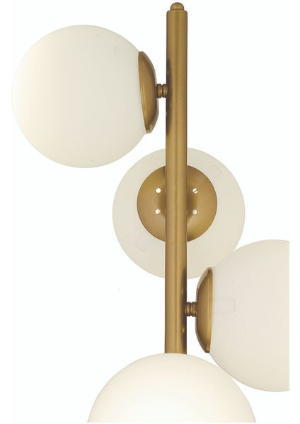Uzel 5li Eskitme Modern Tasarım Metal Lambader